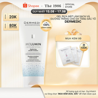 Sữa Rửa Mặt Làm Sáng & Mịn Da Dermedic Melumin Brightening Micellar Emulsion 200Ml