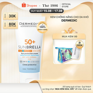Kem Chống Nắng Dermedic Cho Da Khô Sunbrella Spf 50+ Sun Protection Cream Dry And Normal Skin 50 G