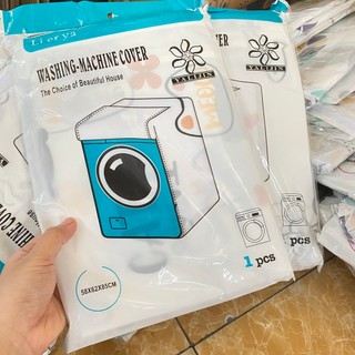  Bọc Trùm Máy Giặt 6 Đến 15 KG Cửa Trên, Cửa Ngang Nilon Pha Vải Loại 1