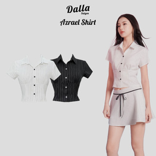 DALLA Áo sơ mi phom ngắn nhún ngực Azrael Shirt