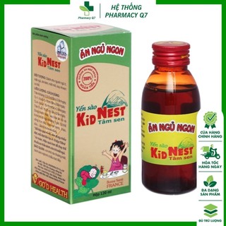 Siro siro yến sào kid's nest tâm sen cho bé trên 2 tuổi - kid nest kidnest