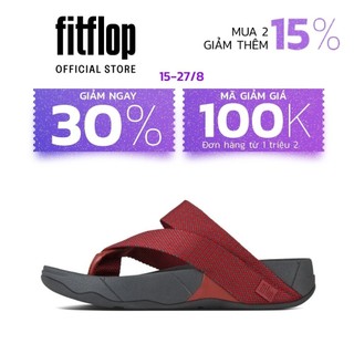 Dép xỏ ngón nam fitflop sling - classic red/dark shadow - mc h06-436