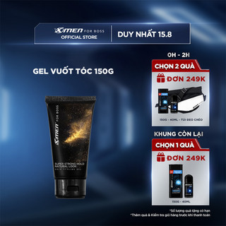 Keo Vuốt Tóc X-Men For Boss Gel Super Strong Hold Natural Look 150g