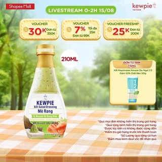Xốt Salad Dressing Mè Rang Kewpie Wasabi & Rong Biển 210ml
