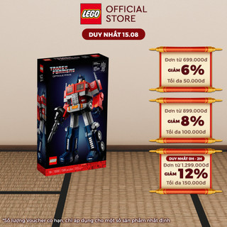 Lego icons 10302 rô bốt biến hình optimus prime