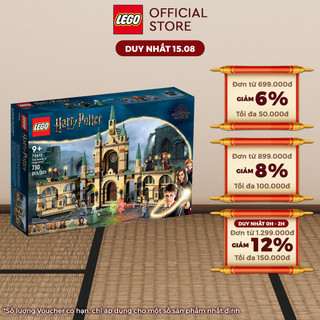Lego harry potter 76415 đồ chơi lắp ráp trận chiến tại trường hogwarts