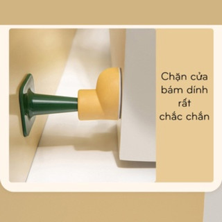 Chặn, giữ cửa, chống va đập cửa có miếng dán tường và dán cửa