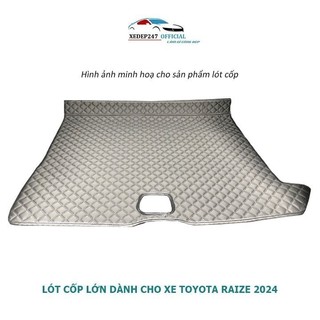 Tấm lót cốp, full cốp và ốp lưng ghế 5d xe 5 chỗ toyota raize 2024