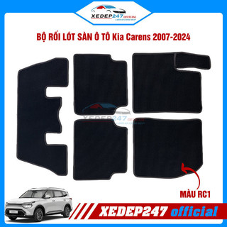 Bộ thảm rối lót chân ô tô 7 chỗ dành cho xe kia carens 2007-2024