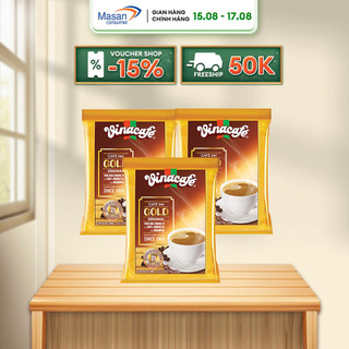 Combo 3 cà phê vcf 3in1 gold original 3 bịch x 24gói x 20gr