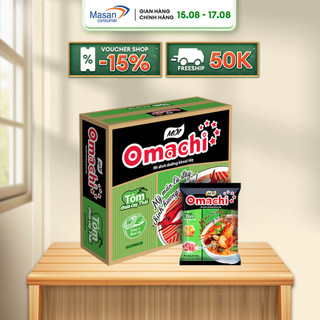 Mì omachi tôm chua cay thái gói - thùng 30 gói x 80g