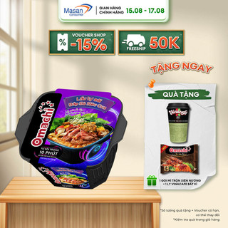 Omachi Lẩu Tự Sôi Bắp Bò Riêu Cua 276g (Mẫu Bao Bì Giao Ngẫu Nhiên)
