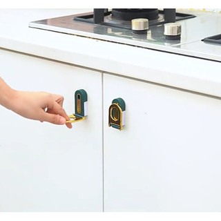 Móc kéo cửa đa năng kèm miếng dán và miếng hít, Móc kéo nắp bồn cầu
