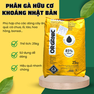 Phân hữu cơ gà khoáng Nhật Bản, chuyên có rau cây ăn quả