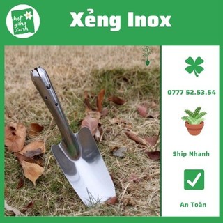 Xẻng làm vườn inox chống gỉ, Xẻng Inox Cầm Tay