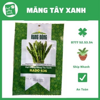HẠT GIỐNG MĂNG TÂY XANH (0.2g), NẢY MẦM CHUẨN TRÊN 90%