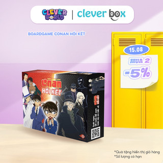 Đồ chơi sáng tạo thám tử conan hồi kết, trò chơi nhập vai suy luận clever box
