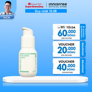 Tinh chất dưỡng ẩm INNISFREE Green Tea Seed Hyaluronic Serum 30mL