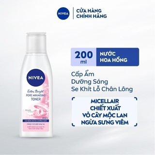 Nước Hoa Hồng NIVEA Dưỡng Sáng Da | Se Khít Lỗ Chân Lông (200 ml) - 86720