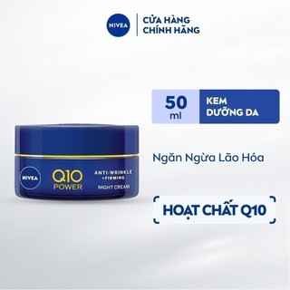 Kem Dưỡng NIVEA Q10 Sáng Da | Chống Lão Hóa Ban Đêm (50 ml) - 81289