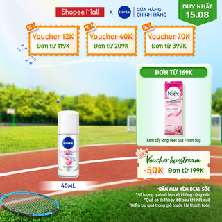 Lăn Ngăn Mùi NIVEA Serum Sáng Mịn 10X Vitamin C (40 ml) - 80023