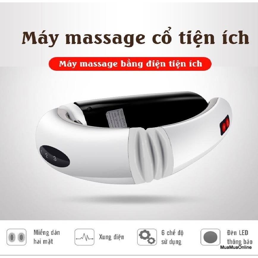 Máy Masage Cổ Xung Điện Giúp Giảm Đau Vai Cổ Gáy