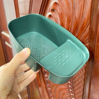 Khay, Rổ Lọc Rác Bồn Rửa Bát Lọc Thức Ăn Thừa, Kèm Kệ Để Giẻ Rửa Bát Chùi Xoong Nồi