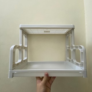  Kệ Để Đồ Nhà Bếp, Gia Vị 2 Tầng Bằng Nhựa Đa Năng - Kệ Chữ H