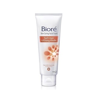 Bộ Đôi Biore Sữa Rửa Mặt Sạch Mụn & Kháng Khuẩn 100g + Nước Tẩy Trang Hoàn Hảo Dưỡng Ẩm 90ml