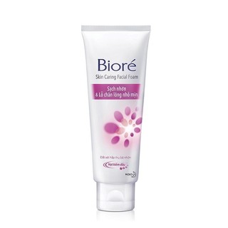 Bộ Đôi Biore Sữa Rửa Mặt Sạch Nhờn & Lỗ Chân Lông Nhỏ Mịn 100g + Nước Tẩy Trang Hoàn Hảo Sạch Nhờn 90ml