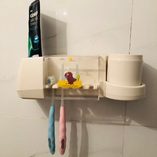  Giá Đựng Bàn Chải, Kem Đánh Răng Hình Khủng Long Đáng Yêu