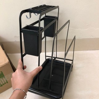  KỆ CÀI DAO, TREO THỚT CHẤT LIỆU THÉP SƠN TĨNH ĐIỆN