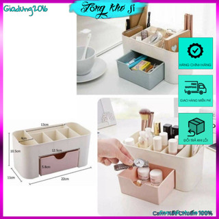Kệ mỹ phẩm 🌏free ship🌎 hộp mỹ phẩm nhựa mini 1 tầng- kệ mỹ phẩm nhựa đa năng