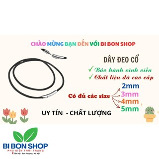 Dây dù xịn đeo cổ khóa inox không đen không gỉ