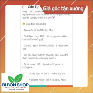 Cốc tự khuấy (BI BON SHOP)