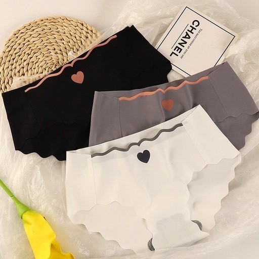 Quần Lót Nữ Đúc Su Tim Thun Lạnh viền sóng 405 gợi cảm đính trái tim nhỏ | BigBuy360 - bigbuy360.vn