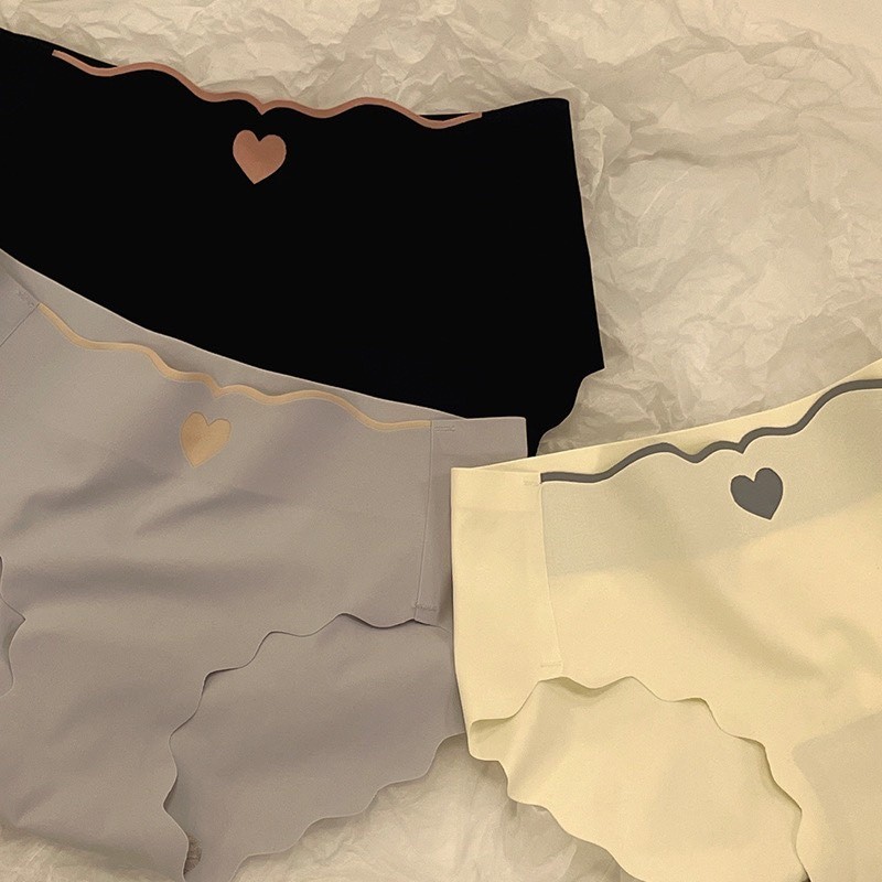 Quần Lót Nữ Đúc Su Tim Thun Lạnh viền sóng 405 gợi cảm đính trái tim nhỏ | BigBuy360 - bigbuy360.vn