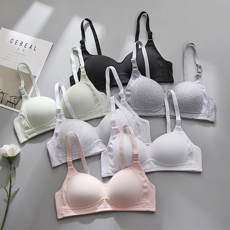 Áo ngực nữ sinh không gọng - Áo Bra Nữ AL53 đệm mỏng cup ngực nhỏ phom ôm không hở viền | BigBuy360 - bigbuy360.vn