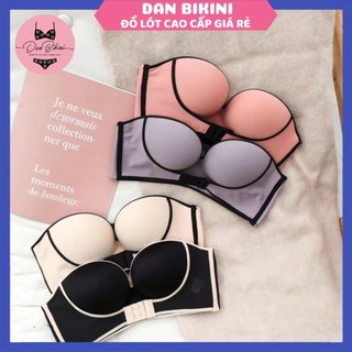 Áo Lót Nữ - Áo Ngực Nữ Đúc Su Cup Ngực viền đen nâng vòng 1 gợi cảm mã AL24