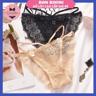Quần Lót Nữ ❤️FREESHIP❤️ Quần Lót Ren Sexy Quyến rũ cao cấp thiết kế dây hai mảnh gợi cảm đính nơ nhỏ mã 806