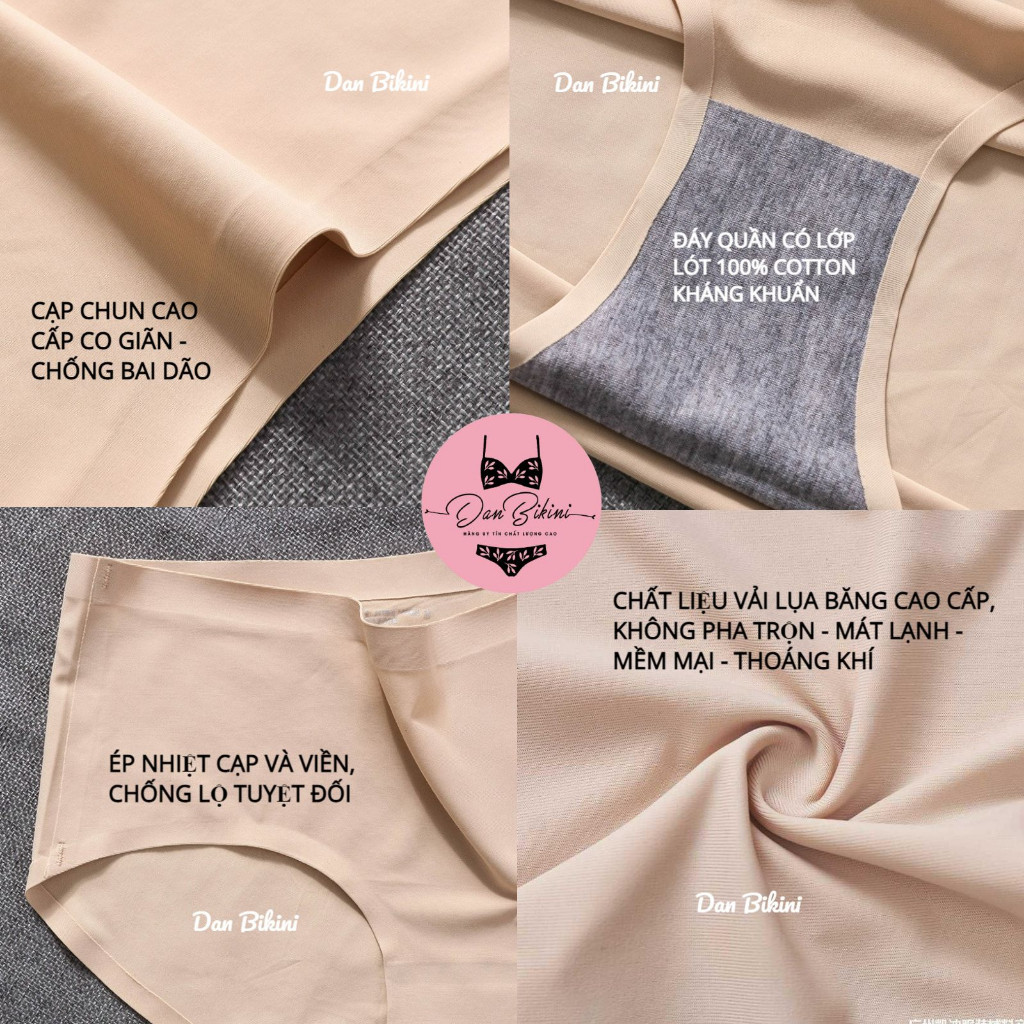 Quần Lót Nữ Đúc Su thun lạnh không đường may cao cấp , quần chip nữ mềm mại kháng khuẩn danbikini MÃ 810 | BigBuy360 - bigbuy360.vn