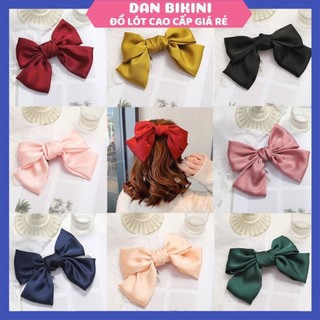 Kẹp Tóc Nữ nơ to trang trí tóc dễ thương phong cách Hàn Quốc cho nữ xinh xắn mã FJ
