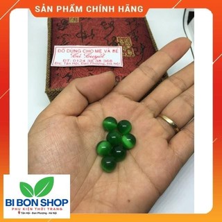 1 viên đá mắt mèo xanh lá (BI BON SHOP)