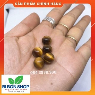 VIÊN ĐÁ MẮT HỔ NÂU VÀNG (BI BON SHOP)