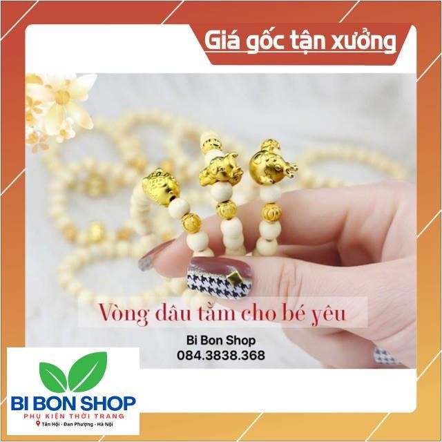 VÒNG DÂU TẰM MIX GIÁP VÀNG (BI BON SHOP)