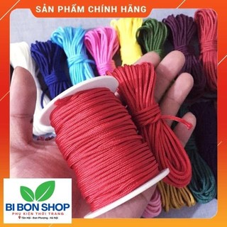 10M DÂY DÙ MÀU ĐỎ SIZE 1,5MM (BI BON SHOP)