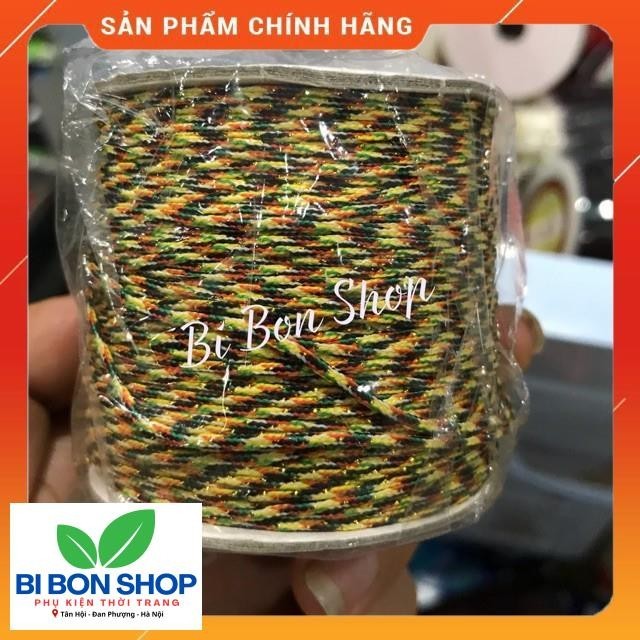 CUỘN DÂY CHỈ NGŨ SẮC 1mm VÒNG TAY (BI BON SHOP)