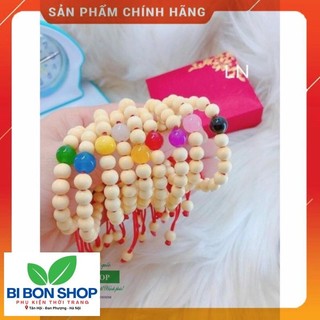 COMBO 100 VÒNG DÂU KÈM TEM MÁC TÚI ZIP (BI BON SHOP)