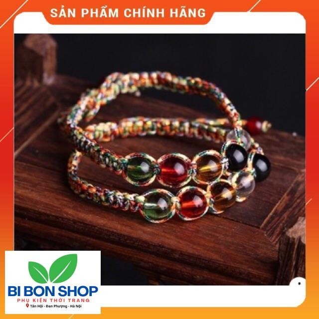 VÒNG TAY NGŨ SẮC MAY MẮN (BI BON SHOP)