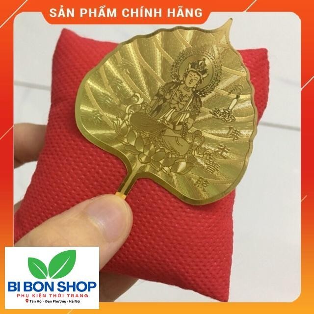 LÁ BỒ ĐỀ MẠ VÀNG MAY MẮN BÌNH AN (BI BON SHOP)